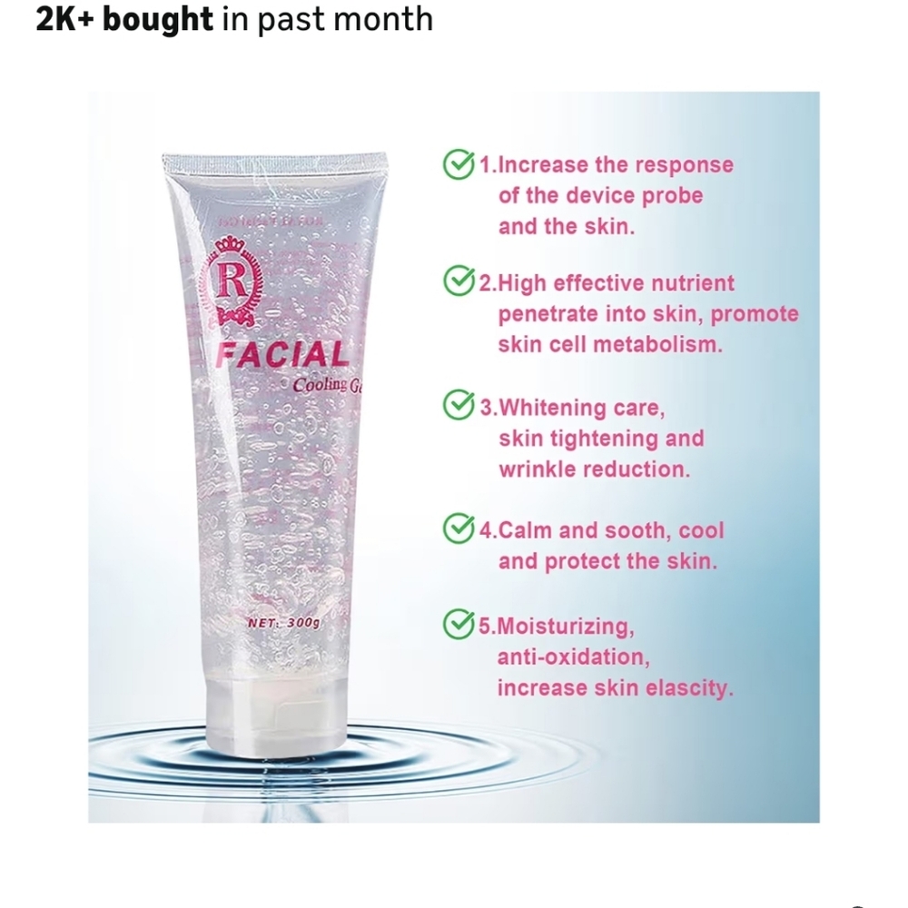 Facial Cooling Gel For Laser Hair Removal - Picture 4 of 10